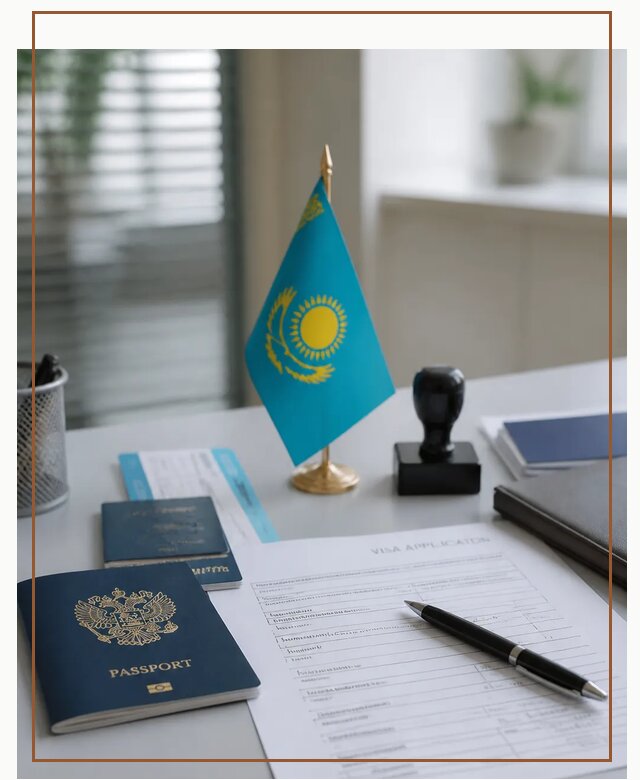 Оформление визы в Казахстан для поездки и работы в Устях-Джегуте
